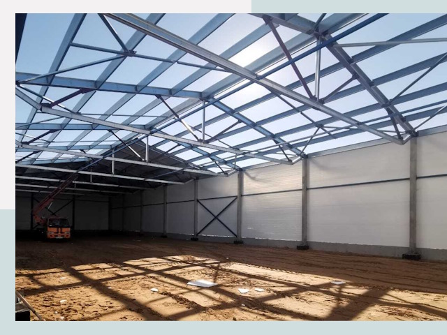 Строительство сенохранилищ в Пугачёве