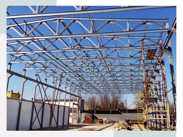 Строительство цехов в Пугачёв от 610 руб. под ключ