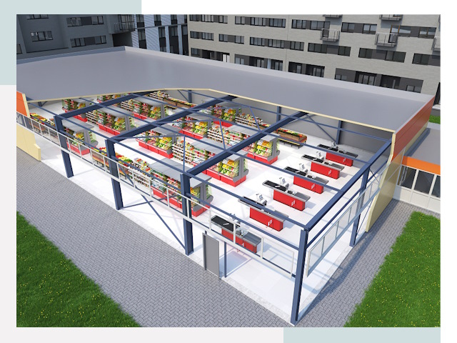 Строительство магазинов в Пугачёв от 610 руб. за м²