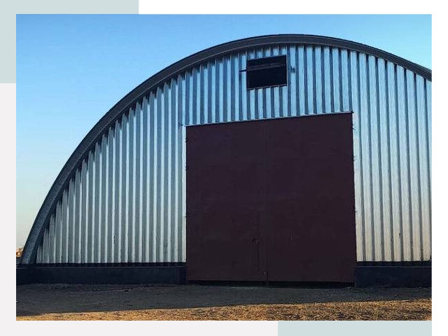 Бескаркасные ангары в Пугачёве