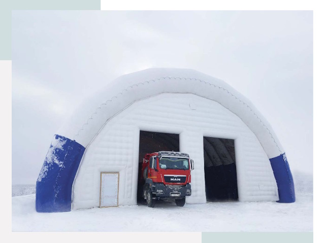 Мобильные ангары в Пугачёве