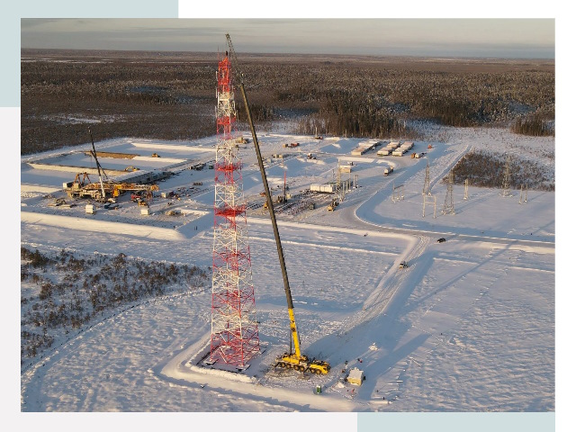 Мачты связи в Пугачёве