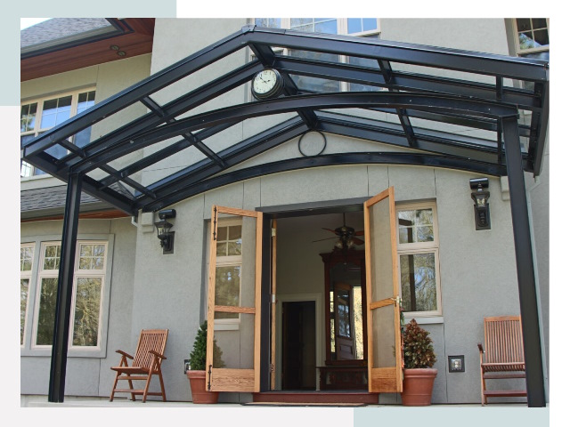 Козырьки металлические в Пугачёве