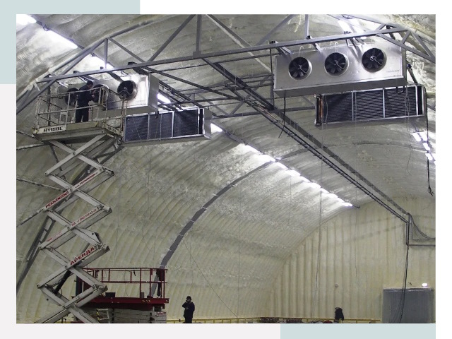 Оснащение ангаров в Пугачёве