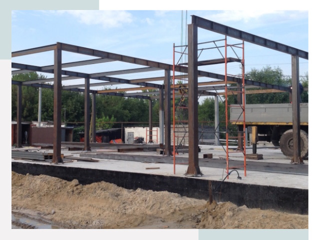 Фундамент для ангаров в Пугачёве