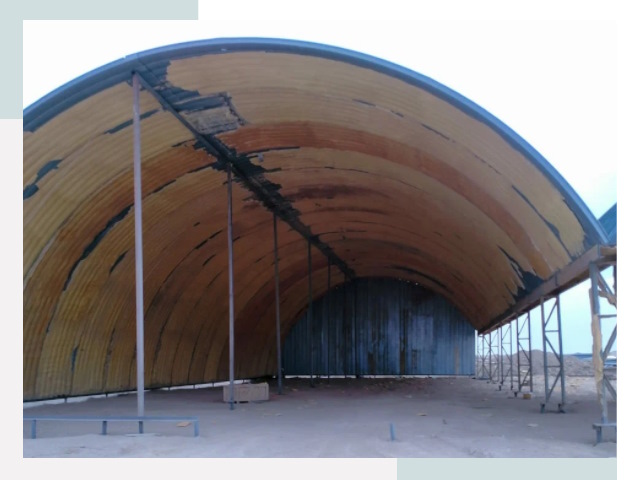 Реконструкция ангаров в Пугачёве