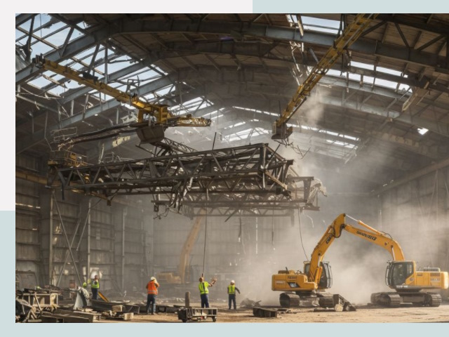 Демонтаж ангаров в Пугачёве от 610 руб. за м²