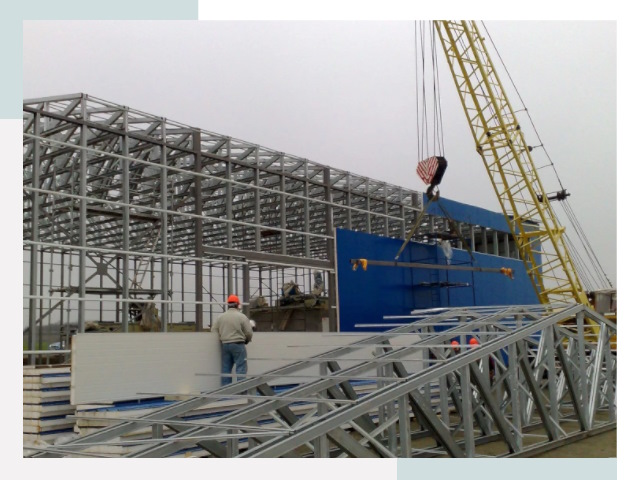 Монтаж ангаров в Пугачёве