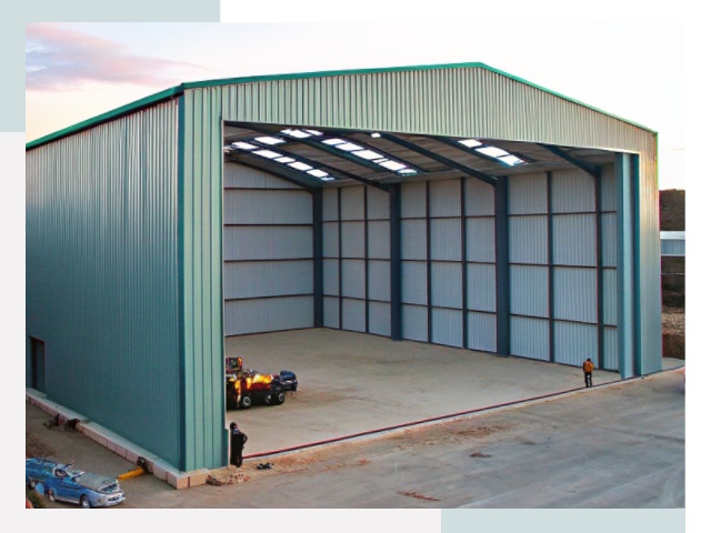 Строительство ангаров в Пугачёве